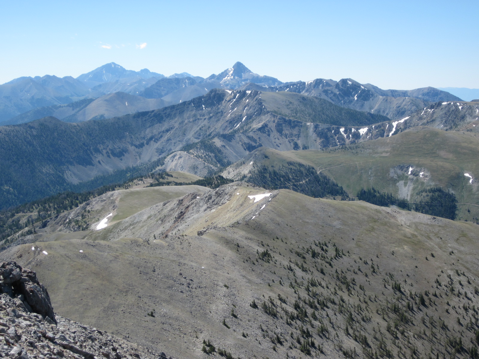 US-LEM,
                                     View south along the Lemhi Range crest, Idaho                                      © Michael Mancuso                                         
